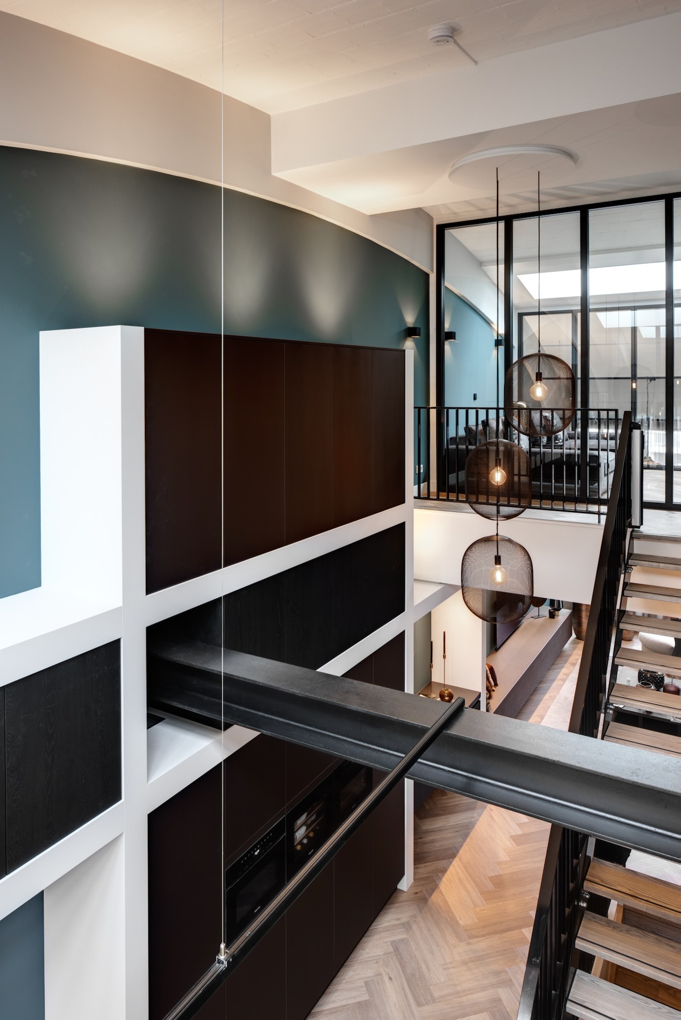 ideeën voor woonkamer met hoog plafond