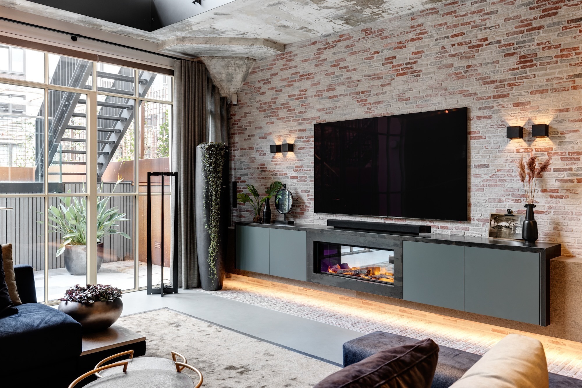 wandmeubel voor tv en openhaard