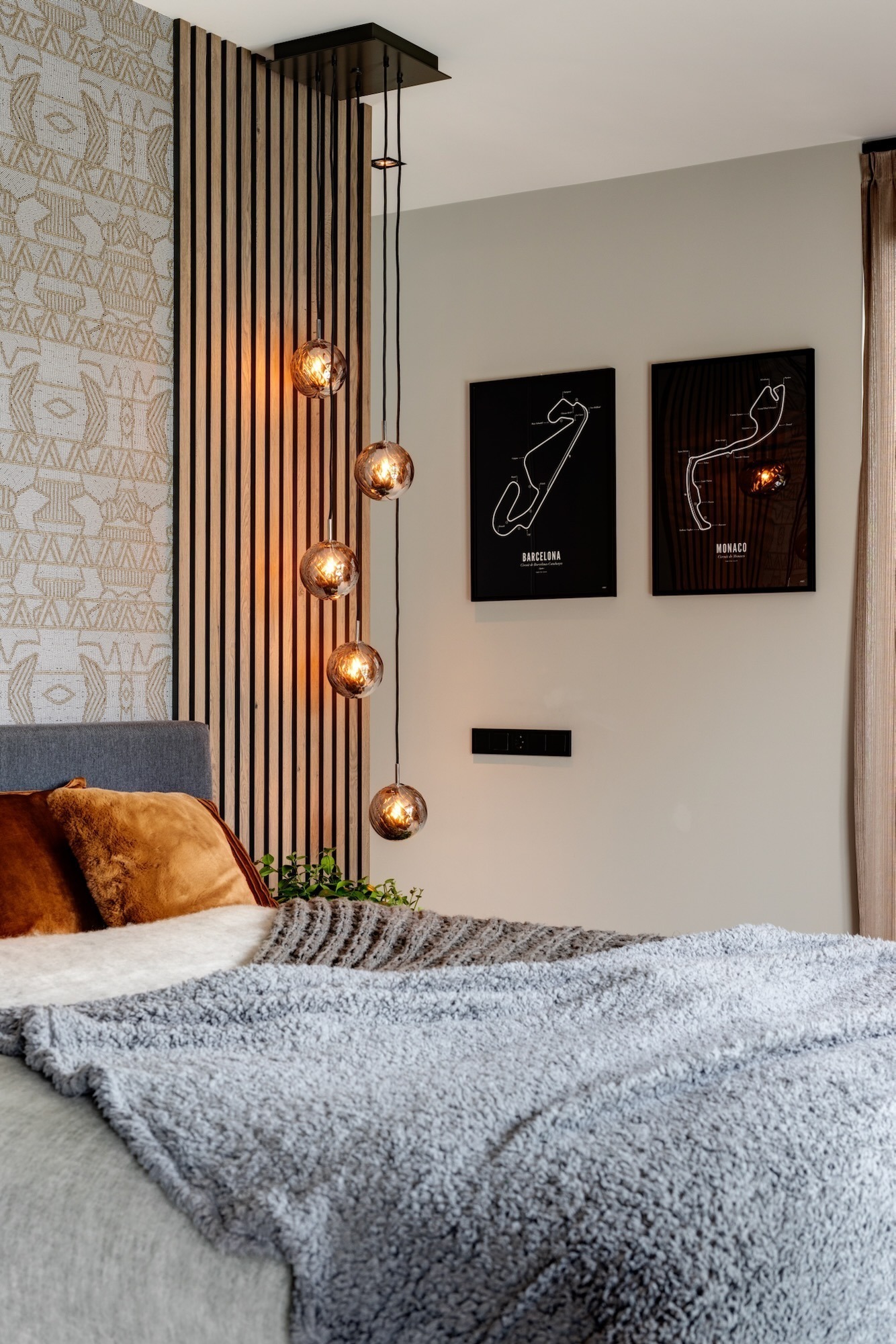 hanglampen op de slaapkamer