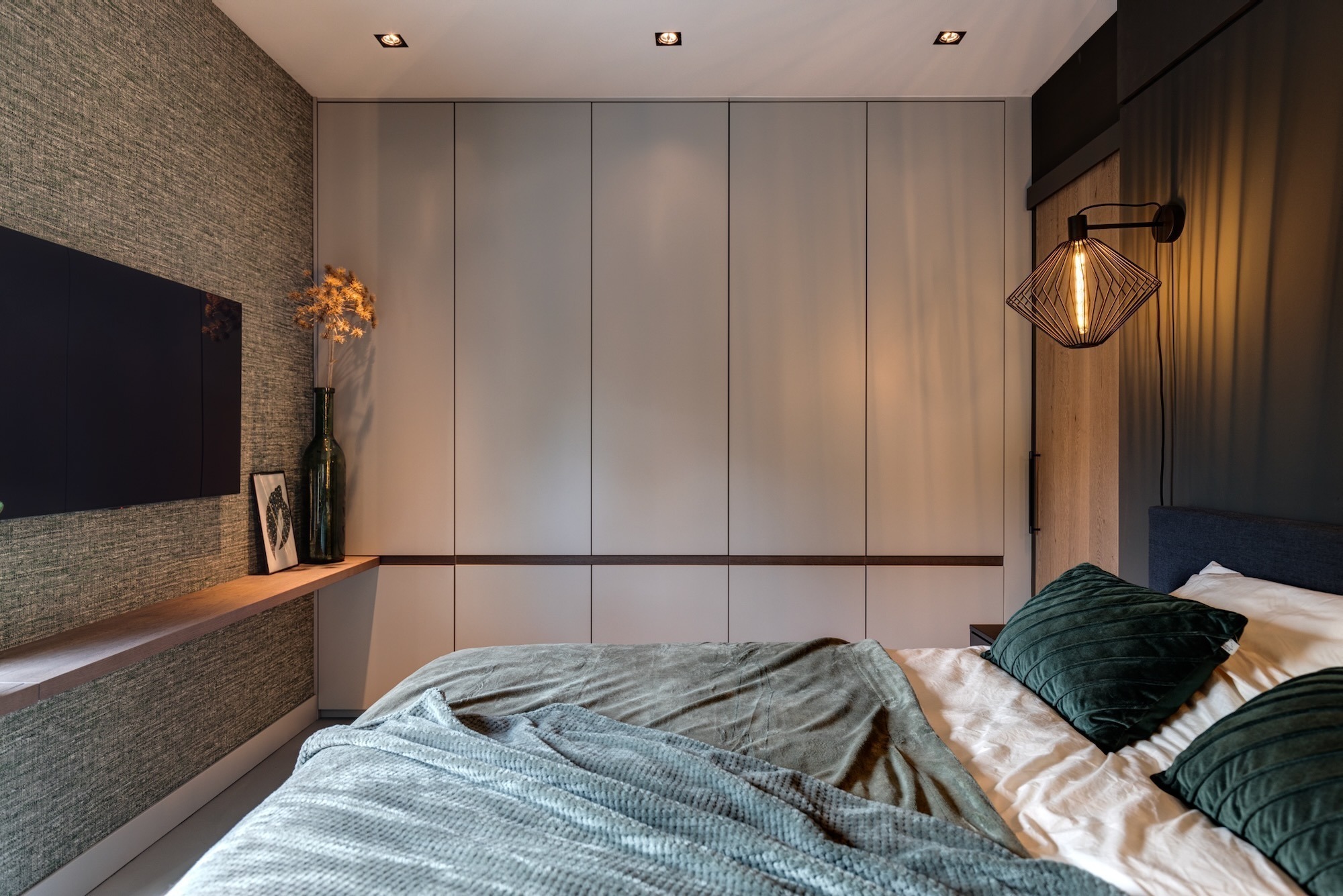 kastenwand in de slaapkamer
