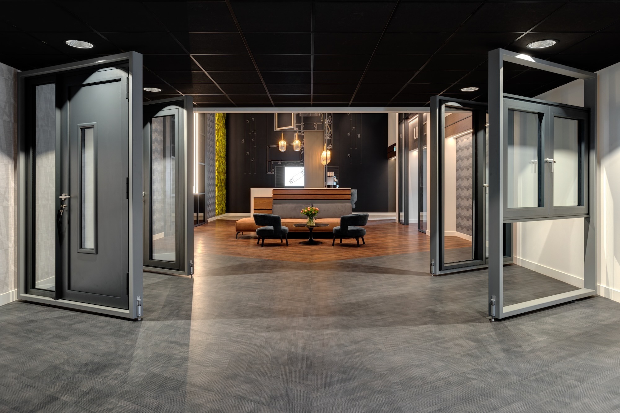 mooi interieur ontvangstruimte