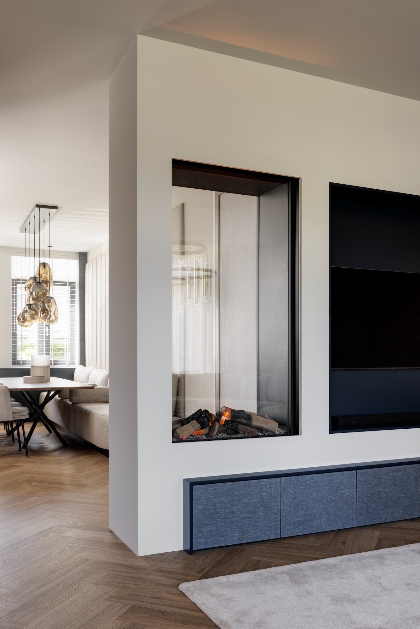 opbergruimte in de woonkamer