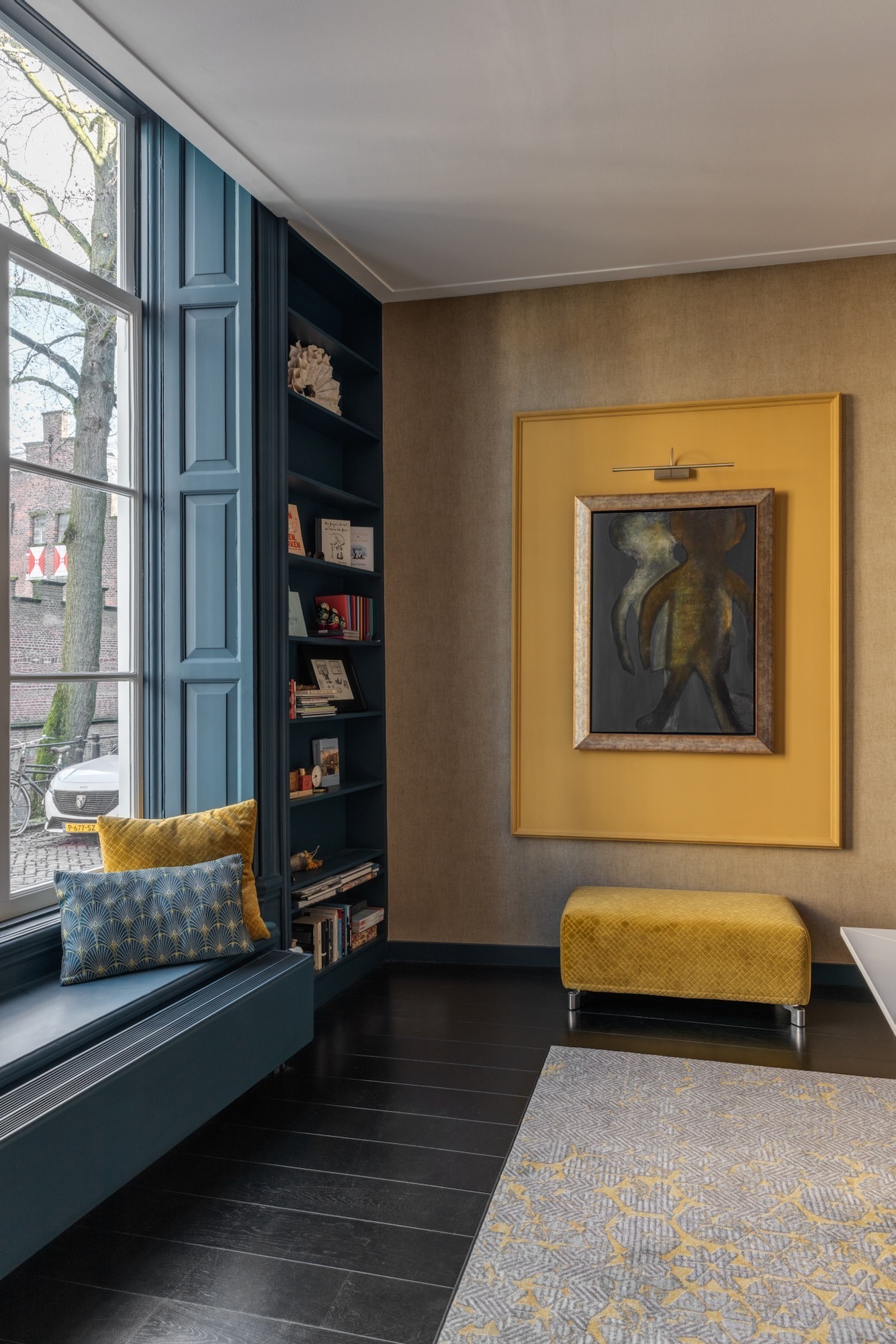 kunst uitlichten op de muur