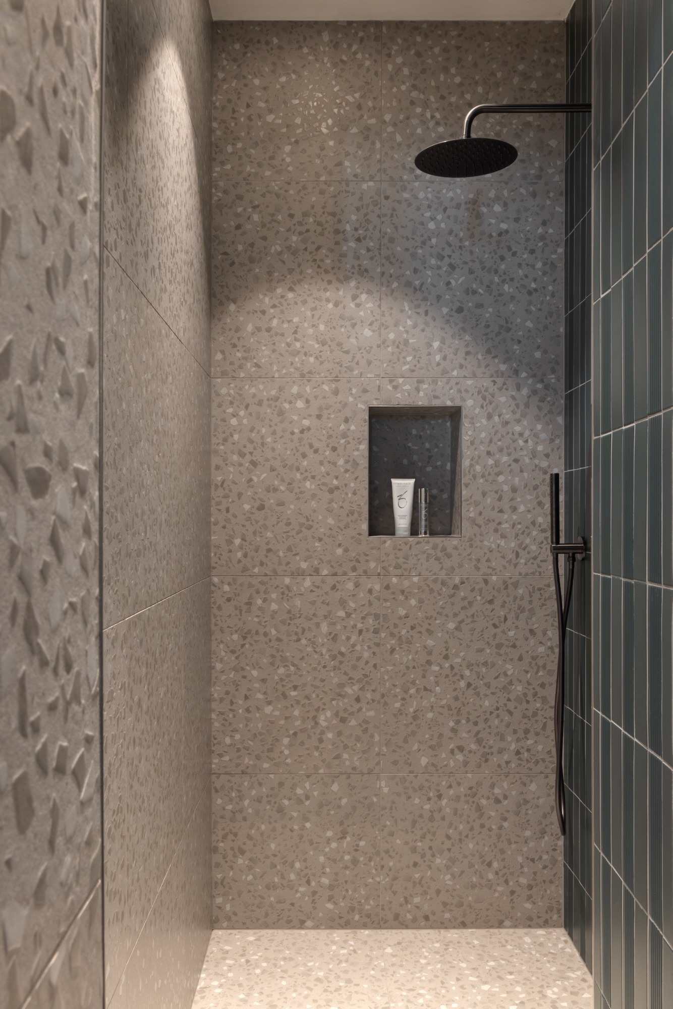 travertin in de douche