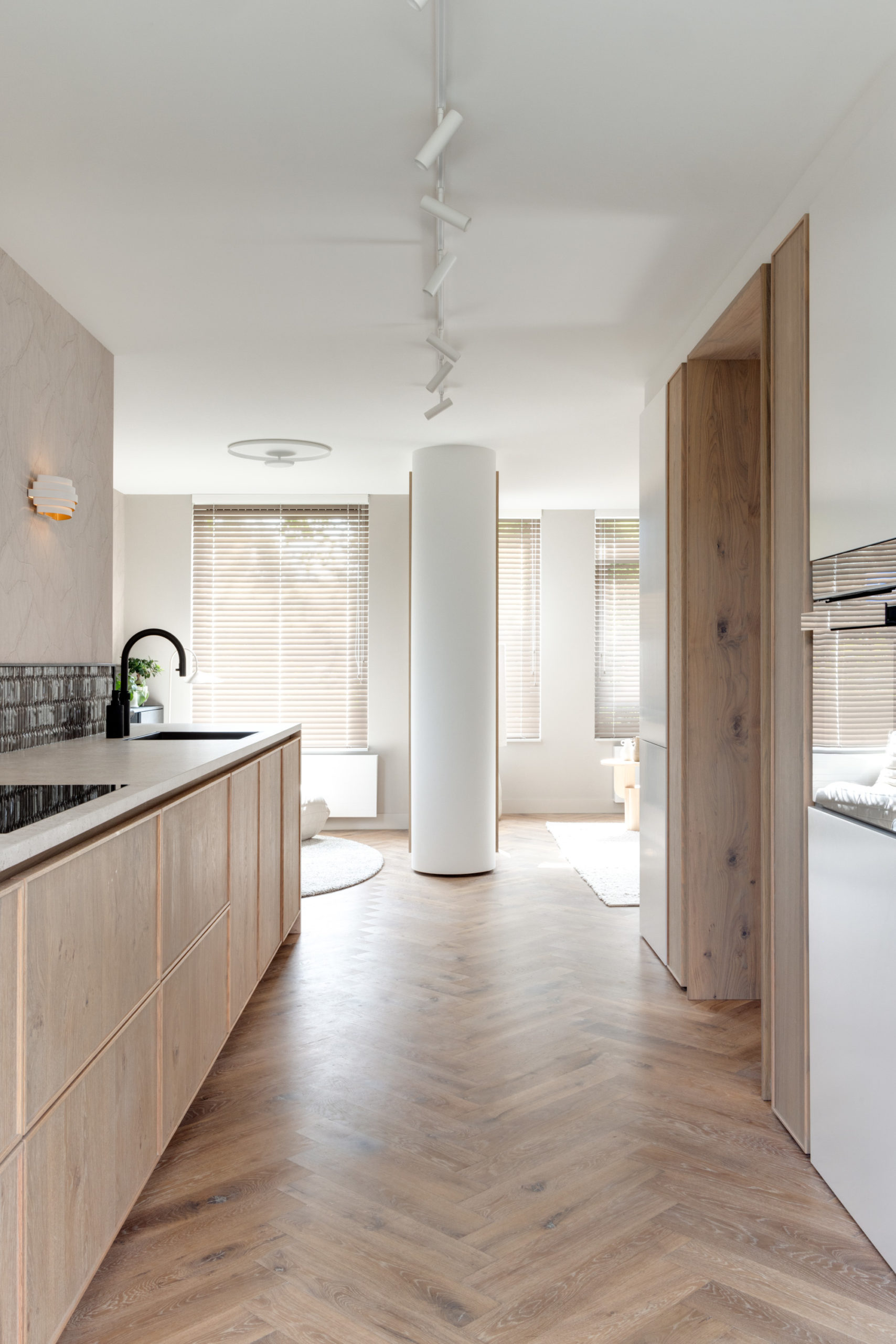 keuken in houtlook
