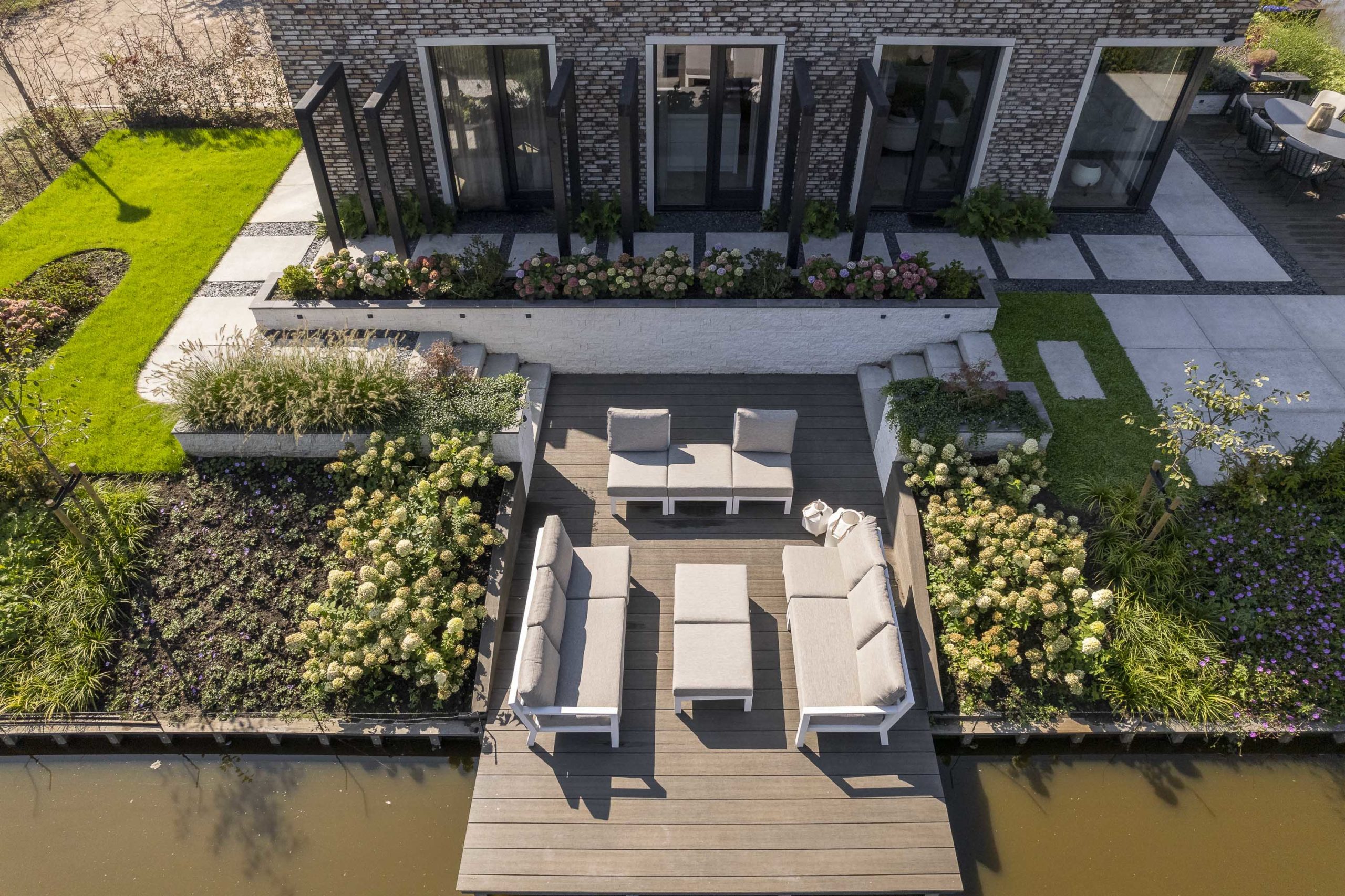 The Home Factory Essentials tuinontwerp bovenaanzicht