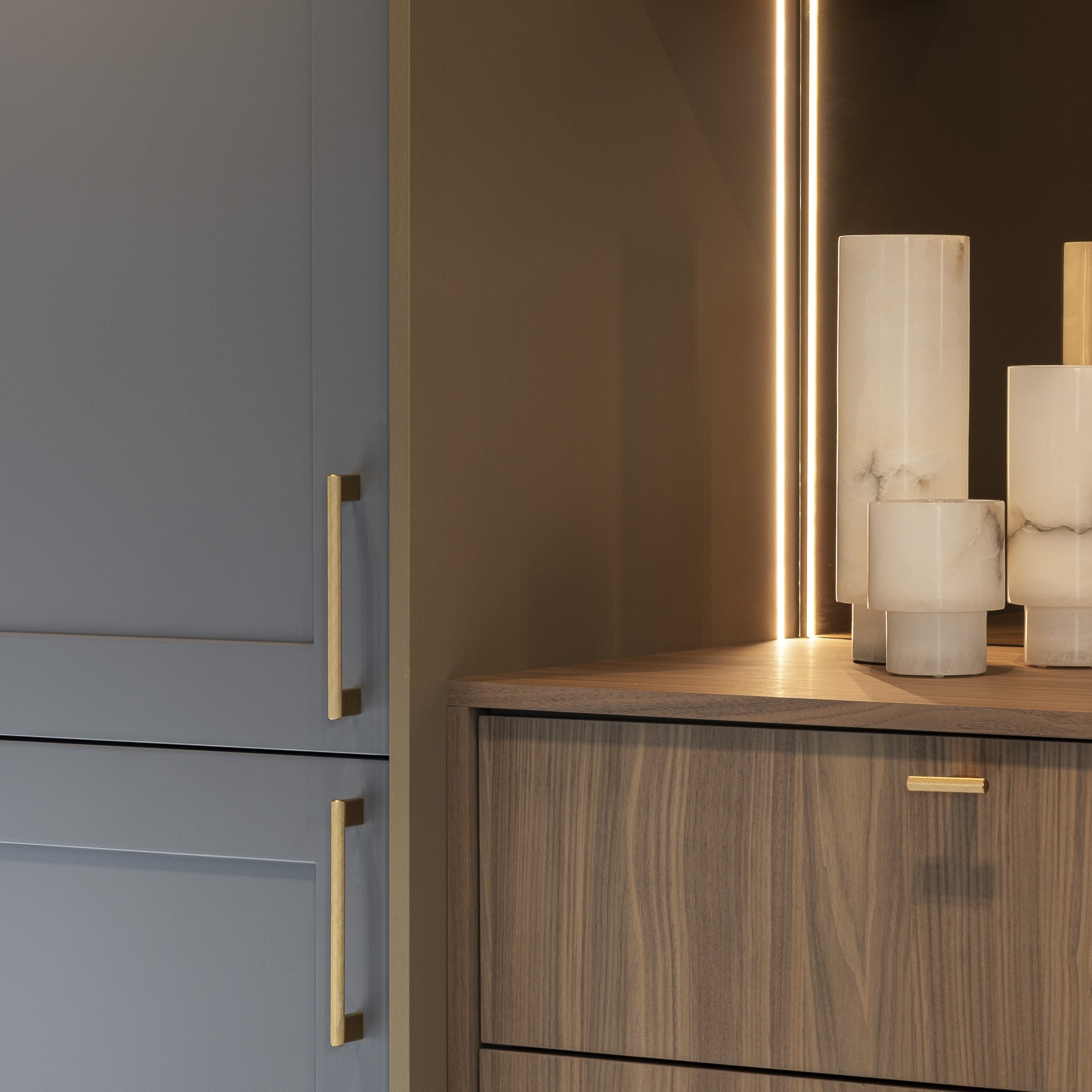 Excellence maatwerk detail Inspiration vakkenkast